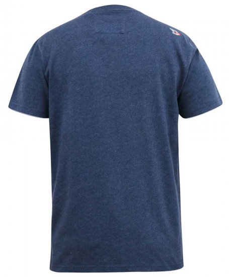 D555 ALFRED 2-Pack Brand Carrier Printed Crew Neck T-Shirts - T-shirts - T-shirts Homem Tamanhos Grandes