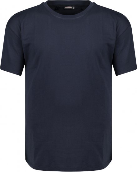 Adamo Bud Regular fit Heavy weight T-shirt Navy - T-shirts - T-shirts Homem Tamanhos Grandes