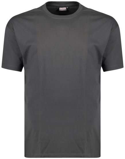 Adamo Bud Regular fit Heavy weight T-shirt Charcoal - T-shirts - T-shirts Homem Tamanhos Grandes