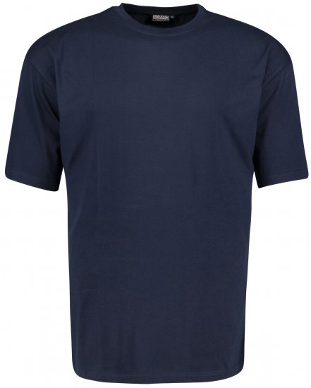 Adamo Magic T-shirt Navy TALL SIZES - ROUPAS DE HOMEM MT-6XLT - Tamanhos-Tall Homem