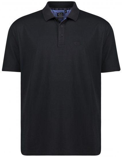 Adamo Picco Technical Sports Polo Black - Roupa desportiva & Outdoor - Roupa Desportiva Tamanhos Grandes