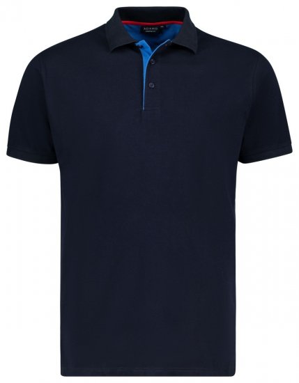 Adamo 139401 Polo Azul escuro - Pólos - Pólos Tamanhos Grandes Homem