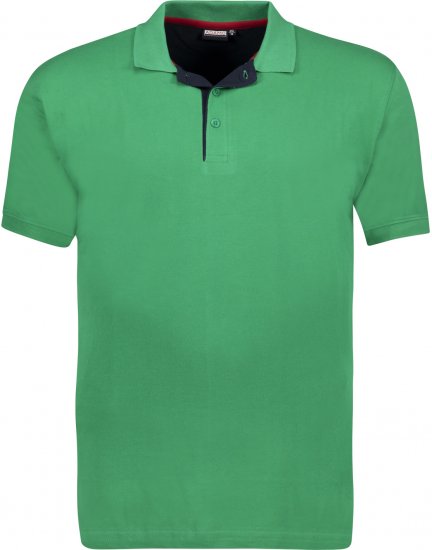 Adamo Pablo Comfort fit Polo shirt Green - Pólos - Pólos Tamanhos Grandes Homem