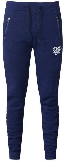 D555 Javier Fashion Sweatpants Navy - Calças & calções de fato de treino - Calças de Fato de Treino Tamanhos Grandes 