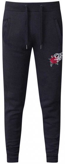 D555 Matt Fashion Sweatpants Black - Calças & calções de fato de treino - Calças de Fato de Treino Tamanhos Grandes 
