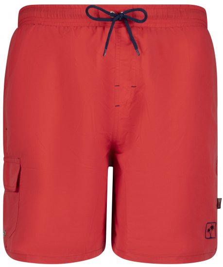 Adamo Kuba Cargo Swimshorts Red - Roupa Interior & natação - Roupa interior Homem Tamanhos Grandes