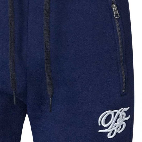 D555 Javier Fashion Sweatpants Navy - Calças & calções de fato de treino - Calças de Fato de Treino Tamanhos Grandes 