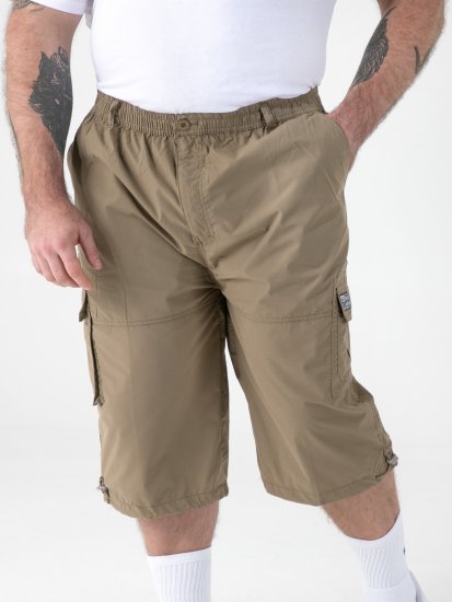 D555 Mason Cargo Shorts Sand - Calções - Calções Homem Tamanhos Grandes