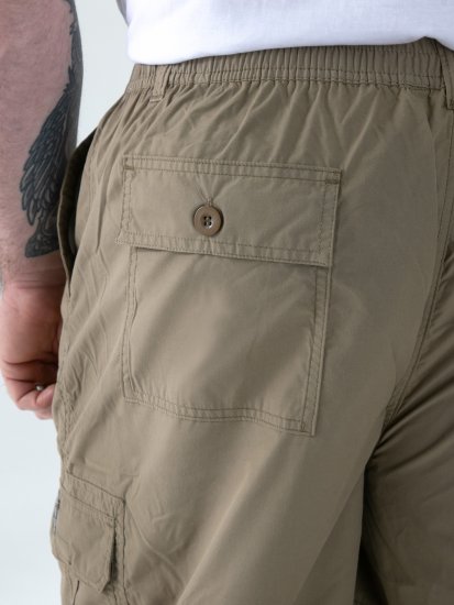 D555 Mason Cargo Shorts Sand - Calções - Calções Homem Tamanhos Grandes