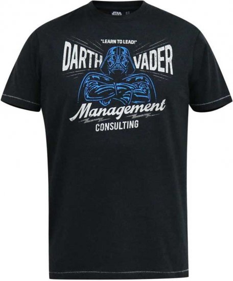 D555 SOLO Official Star Wars Management Consulting Printed T-Shirt Black Reno - T-shirts - T-shirts Homem Tamanhos Grandes
