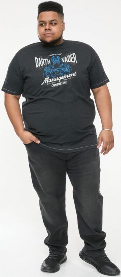 D555 SOLO Official Star Wars Management Consulting Printed T-Shirt Black Reno - T-shirts - T-shirts Homem Tamanhos Grandes