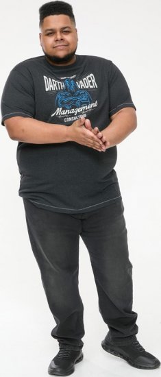 D555 SOLO Official Star Wars Management Consulting Printed T-Shirt Black Reno - T-shirts - T-shirts Homem Tamanhos Grandes