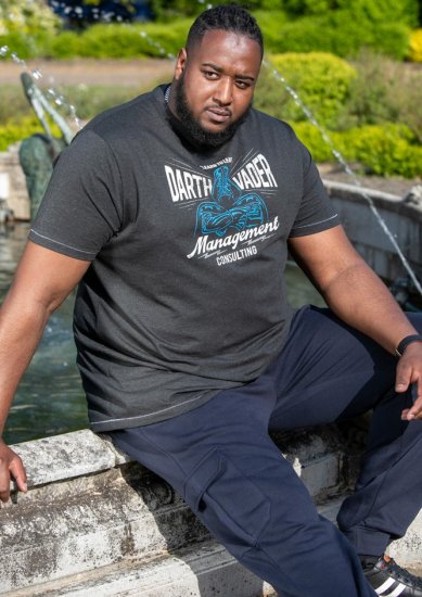 D555 SOLO Official Star Wars Management Consulting Printed T-Shirt Black Reno - T-shirts - T-shirts Homem Tamanhos Grandes