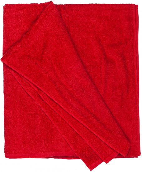 Adamo Helsinki XXL Towel Red - Roupa Interior & natação - Roupa interior Homem Tamanhos Grandes