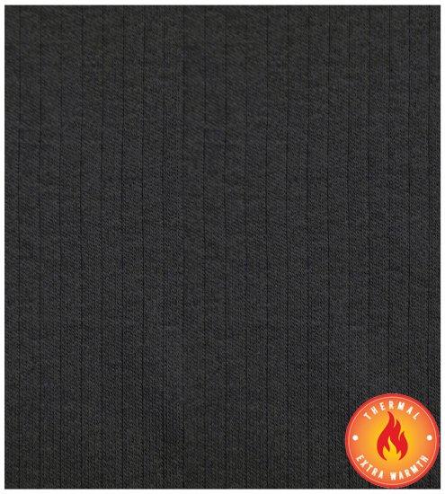 D555 Boston Thermal Long Johns Black - Roupa Interior & natação - Roupa interior Homem Tamanhos Grandes