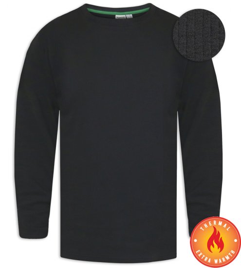 D555 Exeter Thermal Long Sleeve T-Shirt - Roupa Interior & natação - Roupa interior Homem Tamanhos Grandes