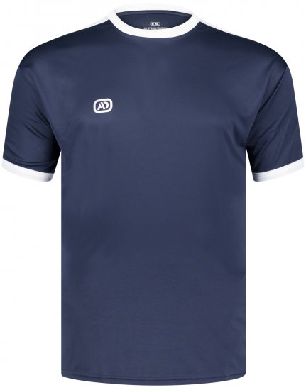 Adamo Marco Technical Sports T-shirt Navy - Roupa desportiva & Outdoor - Roupa Desportiva Tamanhos Grandes