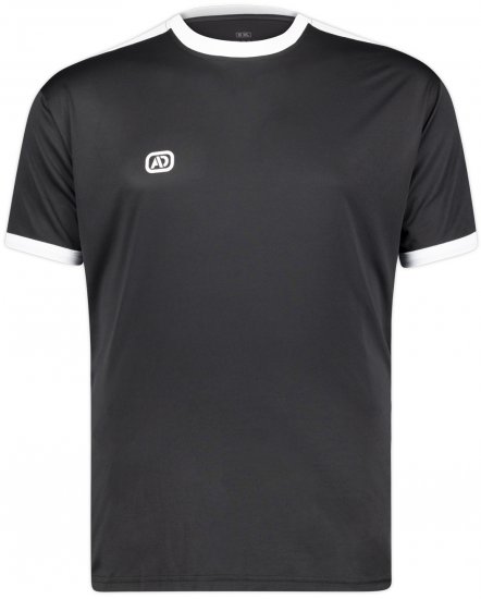 Adamo Marco Technical Sports T-shirt Black - Roupa Desportiva & Outdoor - Roupa Desportiva Tamanhos Grandes