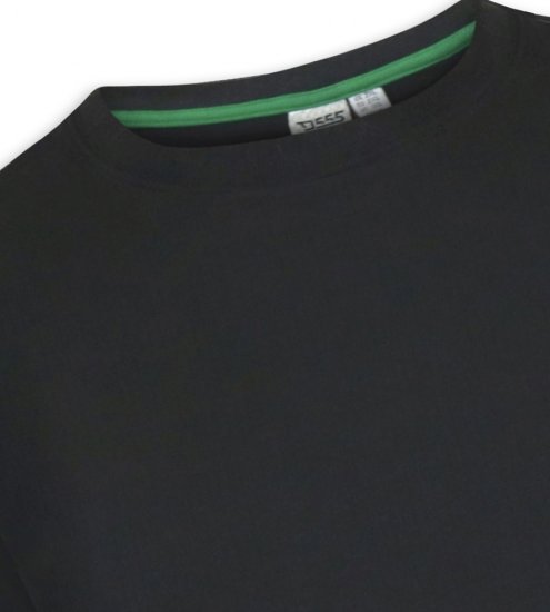 D555 Motherwell Thermal Short Sleeve T-Shirt Black - Roupa Interior & natação - Roupa interior Homem Tamanhos Grandes