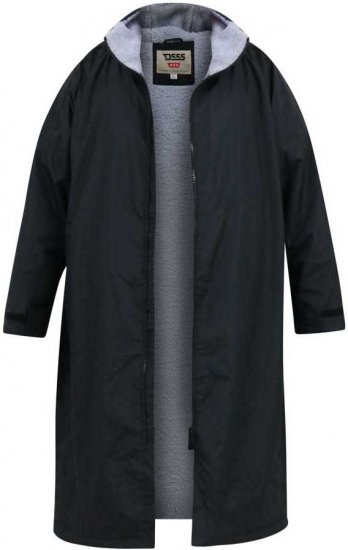 D555 Webber Casaco impermeável com forro sherpa preto - Casacos - Casacos Homem Tamanhos Grandes