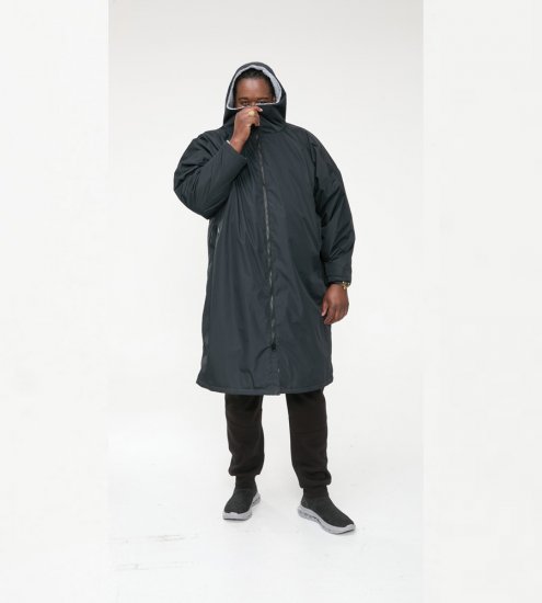 D555 Webber Casaco impermeável com forro sherpa preto - Casacos - Casacos Homem Tamanhos Grandes