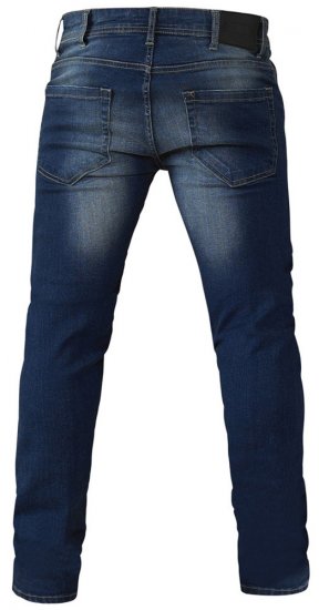 D555 Ambrose Tapered Fit Stretch Jeans Dark Blue TALL SIZES - ROUPAS DE HOMEM MT-6XLT - Tamanhos-Tall Homem