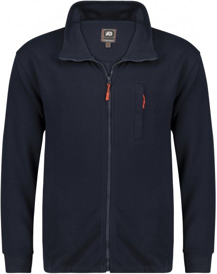 Adamo Max Ottoman Sweatshirt Navy - Sweatshirts & hoodies - Sweatshirt & Camisolas com Capuz tamanhos grandes