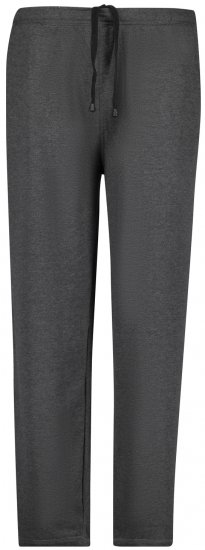 Adamo Athen Sweatpants with Open Hem Charcoal - Calças & calções de fato de treino - Calças de Fato de Treino Tamanhos Grandes 