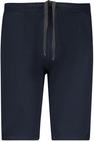 Adamo Athen Sweatshorts Navy - Calças & calções de fato de treino - Calças de Fato de Treino Tamanhos Grandes 