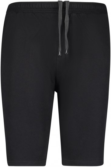 Adamo Athen Sweatshorts Black - Calças & Calções de Fato de Treino - Calças de Fato de Treino Tamanhos Grandes 