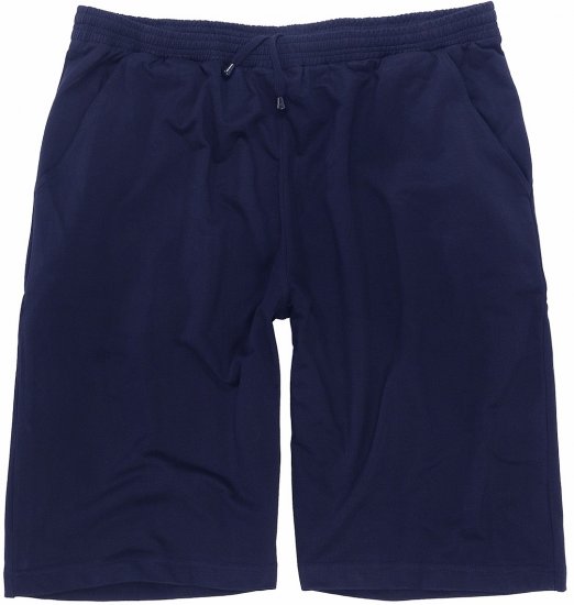 Adamo Athen Sweatshorts Navy - Calças & calções de fato de treino - Calças de Fato de Treino Tamanhos Grandes 