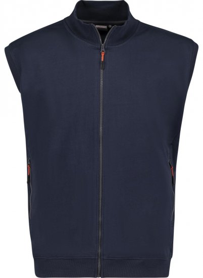 Adamo 159307 Colete sweat Azul escuro - Sweatshirts & hoodies - Sweatshirt & Camisolas com Capuz tamanhos grandes