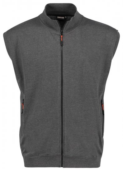 Adamo 159307 Colete sweat Cinzento escuro mesclado - Sweatshirts & hoodies - Sweatshirt & Camisolas com Capuz tamanhos grandes