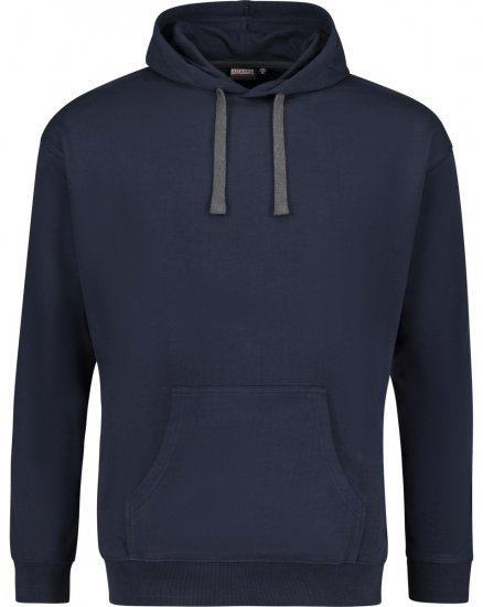 Adamo 159310 Sweatshirt com capuz Azul escuro - Sweatshirts & hoodies - Sweatshirt & Camisolas com Capuz tamanhos grandes
