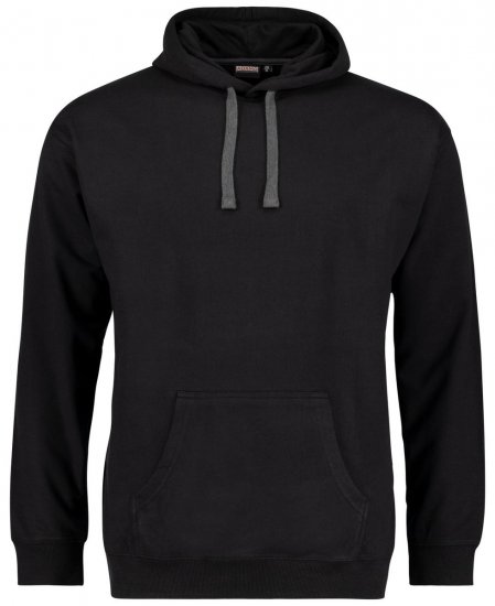 Adamo 159310 Sweatshirt com capuz Preto - Sweatshirts & hoodies - Sweatshirt & Camisolas com Capuz tamanhos grandes