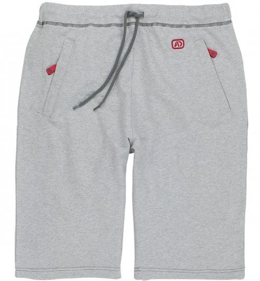 Adamo Moritz Sweatshorts Grey - Calças & calções de fato de treino - Calças de Fato de Treino Tamanhos Grandes 