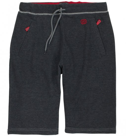 Adamo Moritz Sweatshorts Charcoal - Calças & calções de fato de treino - Calças de Fato de Treino Tamanhos Grandes 