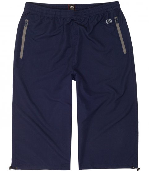 Adamo Oskar Capri Shorts Navy - Calças & calções de fato de treino - Calças de Fato de Treino Tamanhos Grandes 