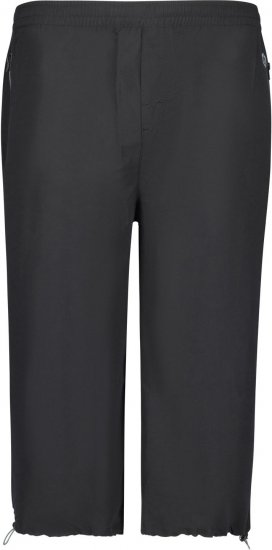 Adamo Oskar Capri Shorts Black - Calças & calções de fato de treino - Calças de Fato de Treino Tamanhos Grandes 