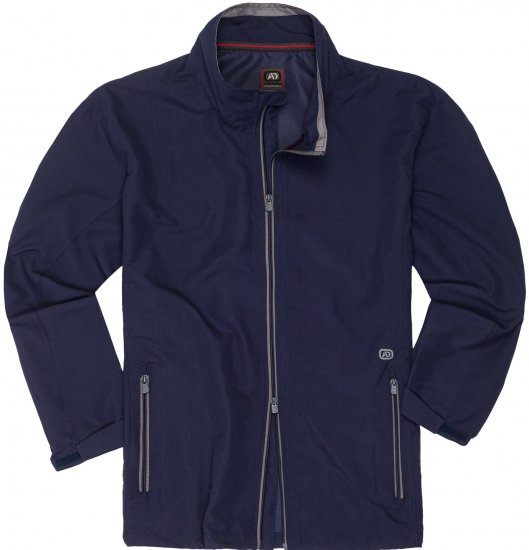 Adamo Oswin Lightweight Fitness Jacket Navy - Roupa desportiva & Outdoor - Roupa Desportiva Tamanhos Grandes