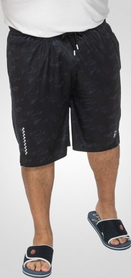 D555 Woking Dry Wear Fully Elasticated Polyester Shorts Navy - Roupa desportiva & Outdoor - Roupa Desportiva Tamanhos Grandes
