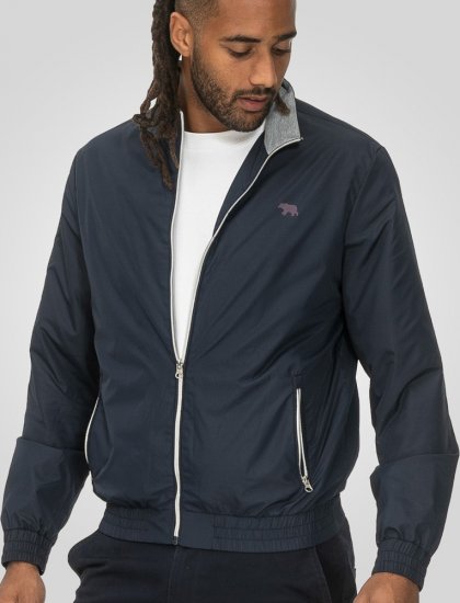 D555 Ealing Lightweight Zip Through Jacket With Zip Pockets Navy - Casacos - Casacos Homem Tamanhos Grandes