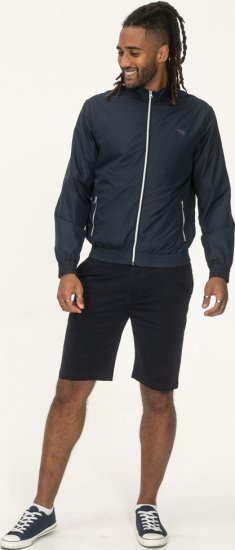 D555 Ealing Lightweight Zip Through Jacket With Zip Pockets Navy - Casacos - Casacos Homem Tamanhos Grandes