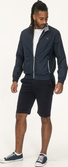 D555 Ealing Lightweight Zip Through Jacket With Zip Pockets Navy - Casacos - Casacos Homem Tamanhos Grandes
