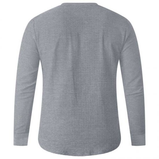 D555 Plato Long Sleeve T-shirt Grey - T-shirts - T-shirts Homem Tamanhos Grandes
