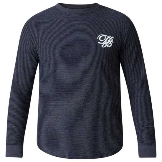 D555 Plato Long Sleeve T-shirt Charcoal - T-shirts - T-shirts Homem Tamanhos Grandes