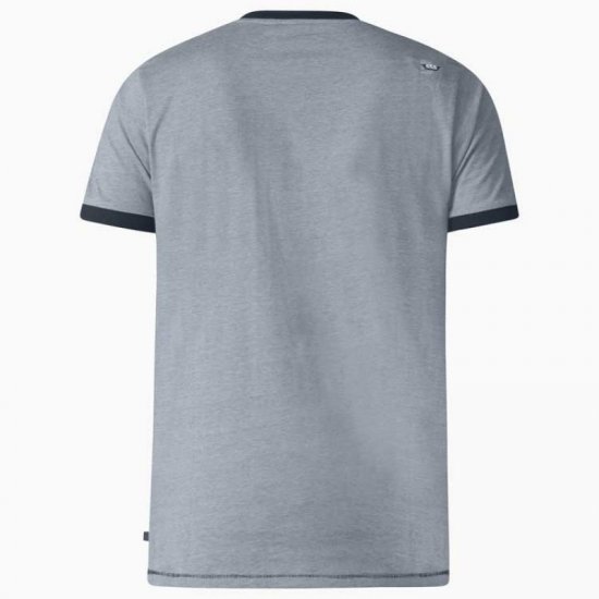 D555 Howie Fine Stripe T-shirt Grey - T-shirts - T-shirts Homem Tamanhos Grandes