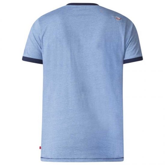 D555 Howie Fine Stripe T-shirt Blue - T-shirts - T-shirts Homem Tamanhos Grandes