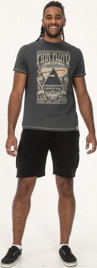 D555 HANLEY Official Pink Floyd Crew Neck T-Shirt Dark Grey - T-shirts - T-shirts Homem Tamanhos Grandes