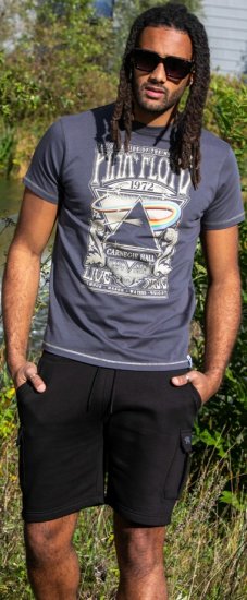 D555 HANLEY Official Pink Floyd Crew Neck T-Shirt Dark Grey - T-shirts - T-shirts Homem Tamanhos Grandes